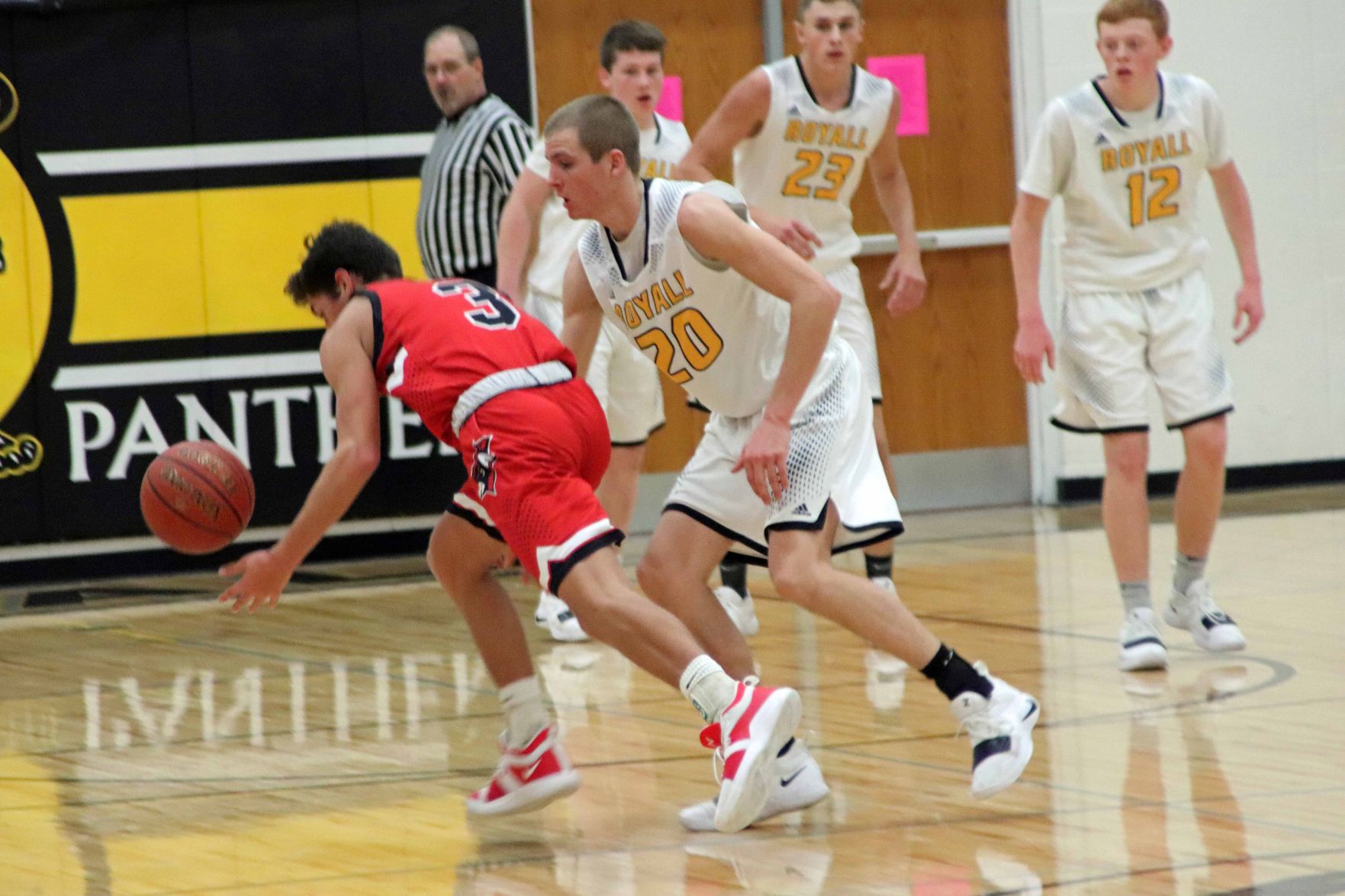 Necedah at Royall boys basketball (12/20/18)